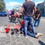 Accidente de tránsito en sector de la Colonia Primero de Mayo, Managua