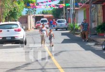 ALMA rehabilitó el 100% de calles en Bo. Farabundo Martí de Managua