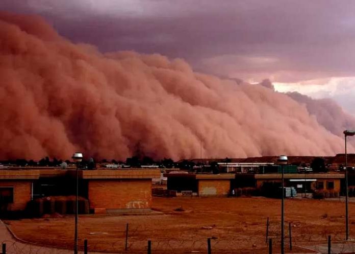 .1 Miles hospitalizados y un muerto por tormenta de arena en Irak