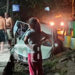 Matagalpa: Tres personas lesionadas al estrellarse contra un cauce Matagalpa: Tres personas lesionadas al estrellarse contra un cauce