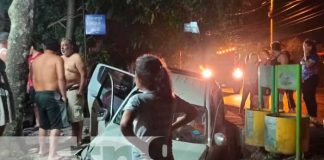 Matagalpa: Tres personas lesionadas al estrellarse contra un cauce