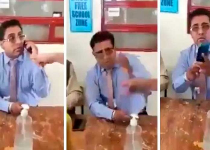 Padre de familia cachetea a director de un colegio, por supuesto acoso