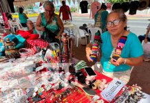Expo feria en la Avenida de Bolívar a Chávez en Managua MEFCCA se prepara para celebrar el Día de las Madres