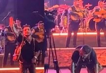 Christian Nodal «besa el piso» en Guatemala y su video es viral Christian Nodal "besa el piso" en Guatemala y su video es viral