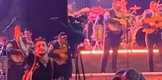 Christian Nodal "besa el piso" en Guatemala y su video es viral