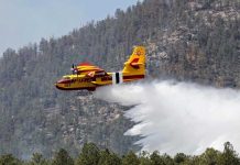 Bomberos de Estados Unidos, combaten incendio en Nuevo México Bomberos de Estados Unidos, combaten incendio en Nuevo México
