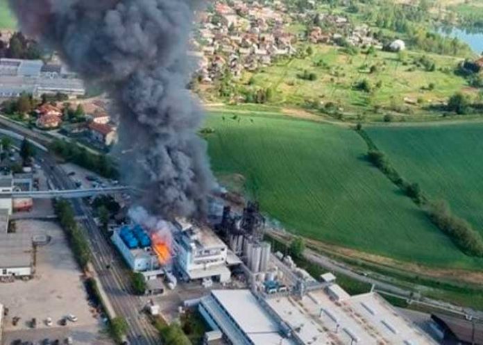 Fuerte explosión se registró en una fábrica en Eslovenia