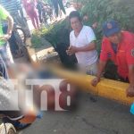 Hombre muere tras caer a un cauce en Masaya Hombre muere tras caer a un cauce en Masaya