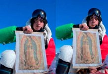 La Virgen de Guadalupe llega a la cumbre del Everest para bendecirlo La Virgen de Guadalupe llega a la cumbre del Everest para bendecirlo