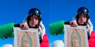 La Virgen de Guadalupe llega a la cumbre del Everest para bendecirlo