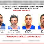10 delincuentes de peligrosidad fueron detenidos en Jinotega 10 delincuentes de peligrosidad fueron detenidos en Jinotega