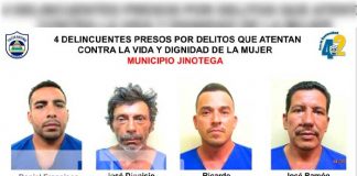 10 delincuentes de peligrosidad fueron detenidos en Jinotega