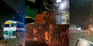 Fuertes lluvias provocan inundaciones en la capital de Honduras