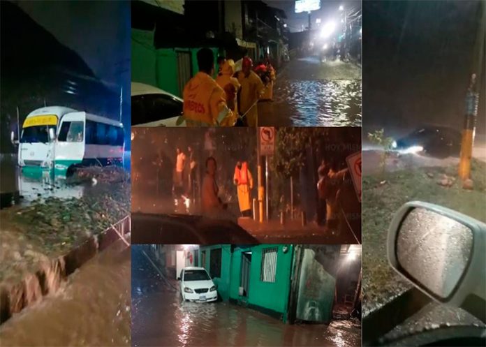Fuertes lluvias provocan inundaciones en la capital de Honduras