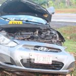Vivos de milagro luego del vuelco de un taxi en Bluefields Vivos de milagro luego del vuelco de un taxi en Bluefields
