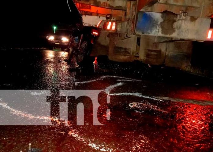 Motorizado pierde la vida por un accidente en la Carretera Boaco-Río Blanco