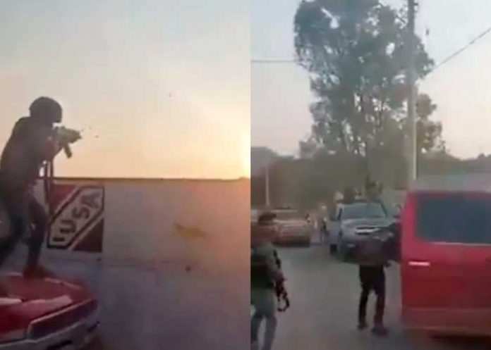 Video: Sicarios del Mencho balean a la Guardia de México