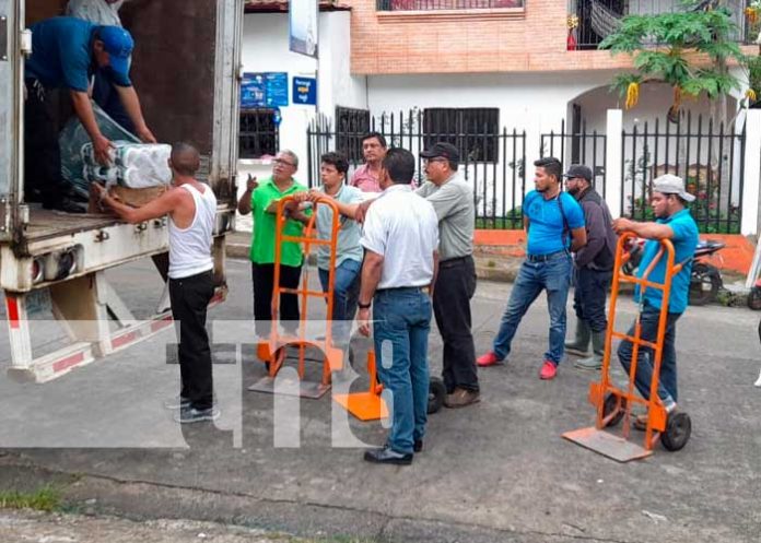 1 Matiguás, MINED recibe material fungible para los centros educativos