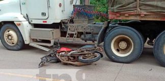 Motociclista lesionado tras accidente de tránsito en Río Blanco