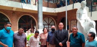 Nicaragua visita trabajo en Escuela Nacional de Bellas Artes de Honduras y la UNAH