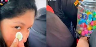 Taxista sorprende a sus usuarios con maquina de huevos incluida