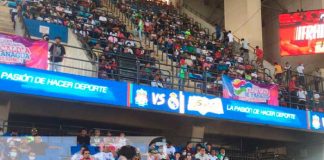 Lleno total en el Polideportivo Alexis Argüello, Managua