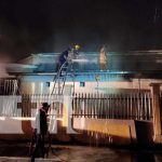 Incendio consume parcialmente funeraria la católica en el mercado Oriental