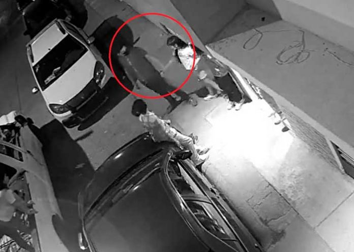 Captan el momento del presunto 