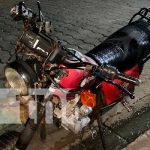 Choque entre dos motos deja un lesionado en Juigalpa Choque entre dos motos deja un lesionado en Juigalpa