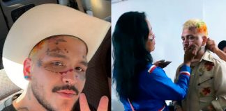 Bautizan a Nodal como "el rey de los memes" luego de su nuevo tatuaje