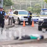 Muere hombre de una puñalada al cuello cerca de un mercado de Managua Muere hombre de una puñalada al cuello cerca de un mercado de Managua