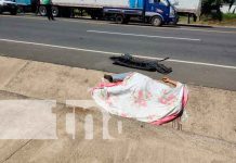 Ciclista muerto tras ser impactado por camioneta en Cra. Sur, Managua Ciclista muerto tras ser impactado por camioneta en Cra. Sur, Managua