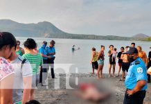 Llegó a divertirse y resultó ahogado en la Laguna de Xiloá Llegó a divertirse y resultó ahogado en la Laguna de Xiloá
