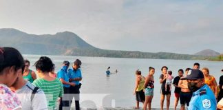 Llegó a divertirse y resultó ahogado en la Laguna de Xiloá