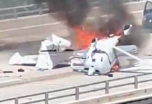 EE.UU: Avioneta se estrella contra un puente cerca de Miami EE.UU: Avioneta se estrella contra un puente cerca de Miami