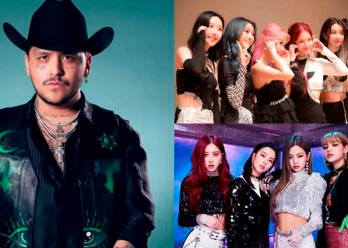 2 Christian Nodal en colaboración con bandas K-Pop
