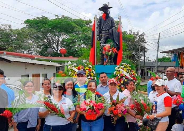San Carlos conmemora el 127 aniversario del natalicio del General Sandino