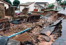 Potentes lluvias e inundaciones sacuden de nuevo Sudáfrica