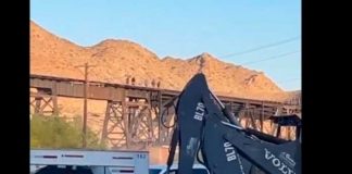 Un tren por poco embiste a migrantes que huían de la patrulla fronteriza
