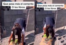 Por dejar la escuela para ser tiktoker su padre la pone como albañil Por dejar la escuela para ser tiktoker su padre la pone como albañil