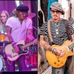 Johnny Depp aparece en concierto en Inglaterra