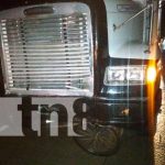 Accidente de tránsito deja un muerto y daños materiales en Chinandega Accidente de tránsito deja un muerto y daños materiales en Chinandega