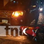 Irrespeto a señal de alto, provoca accidente de tránsito en Juigalpa Irrespeto a señal de alto, provoca accidente de tránsito en Juigalpa
