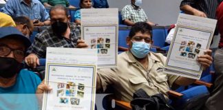 Entregan títulos de propiedad a retirados del ejercito y Ministerio del Interior en Nicaragua