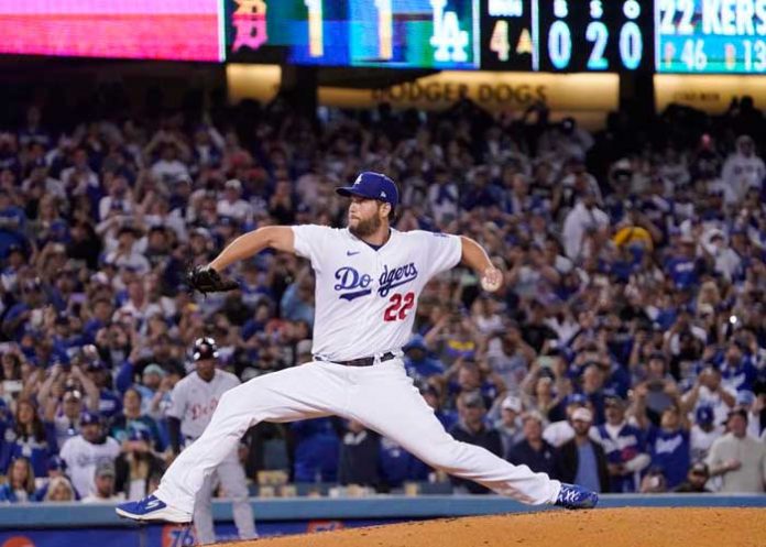 clayton, kershaw, dodgers, angeles, mlb,