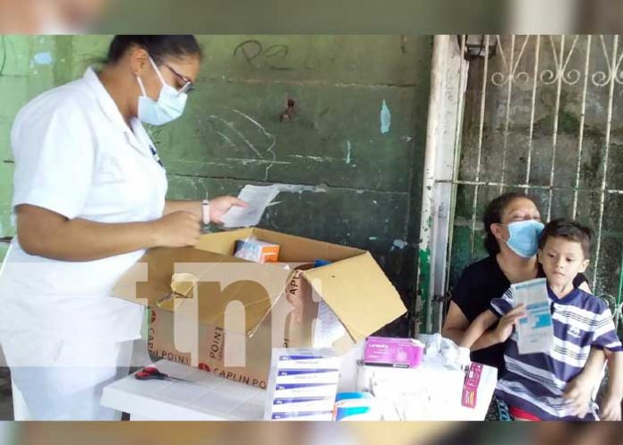 MANAGUA-1 Managua: Familias del barrio San Judas reciben atención médica