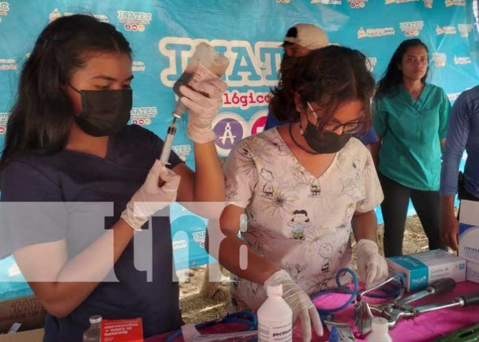 Nandaime: Estudiantes del Tecnológico Agropecuario realizan Jornada Veterinaria