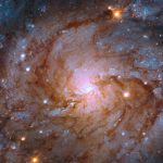 El satélite espacial Hubble captura imagen de la galaxia espiral IC 342 El satélite espacial Hubble captura imagen de la galaxia espiral IC 342