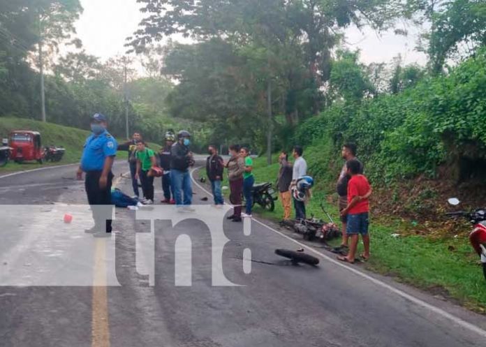 Accidente de tránsito en San Marcos, Carazo