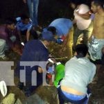 Tres personas atrapadas en pesado camión tras accidente en Telpaneca Accidente de tránsito en Telpaneca, Madriz